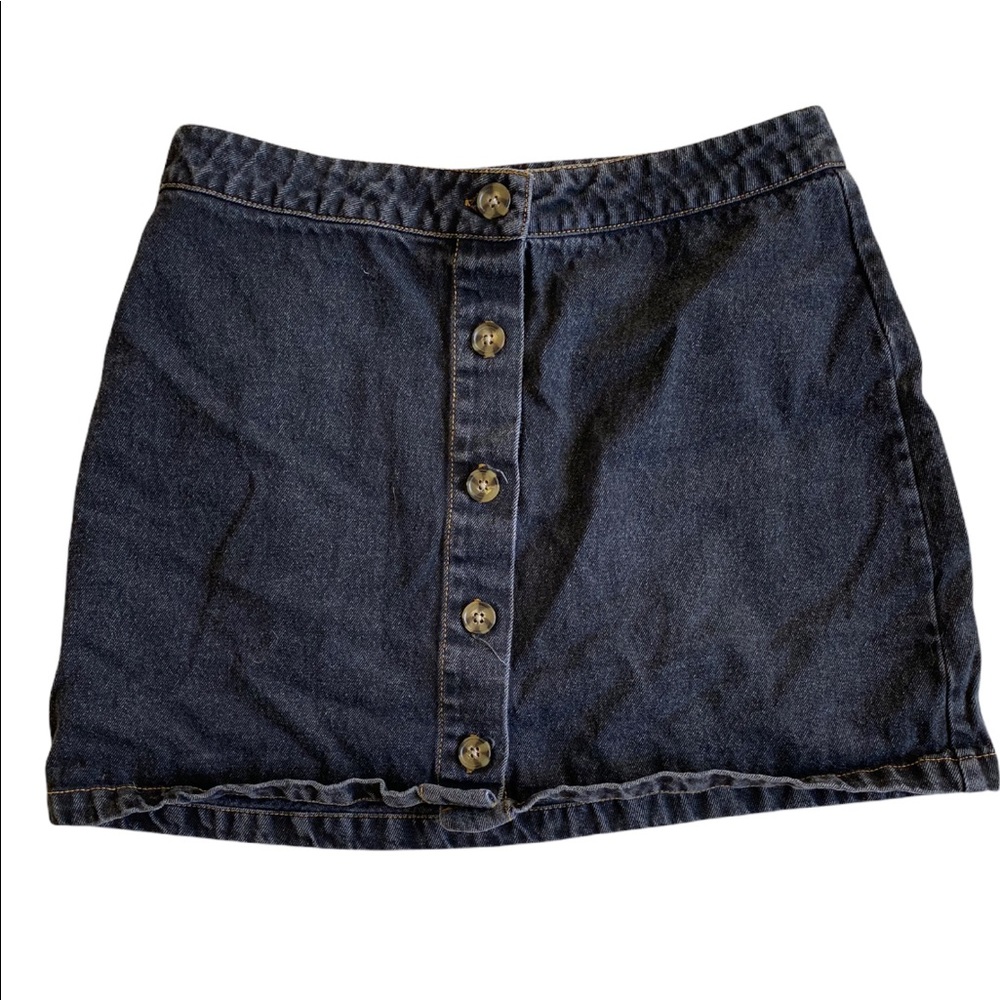 forever 21 denim button up skirt!